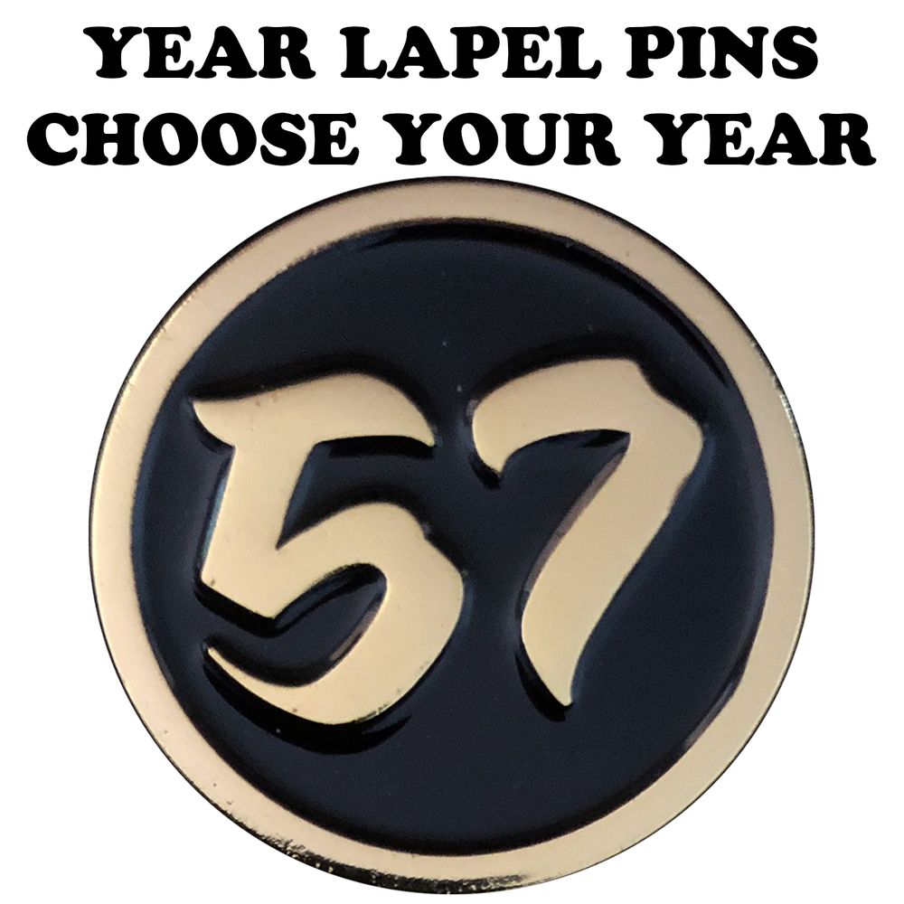 BLVD YEAR LAPEL PIN — BLVD CHROMB